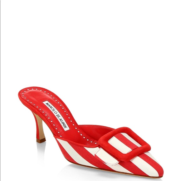 Manolo Blahnik Shoes - Manolo Blanhnik Mules Sz 37
